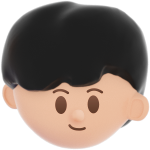 3D Simple Young Boy Head 